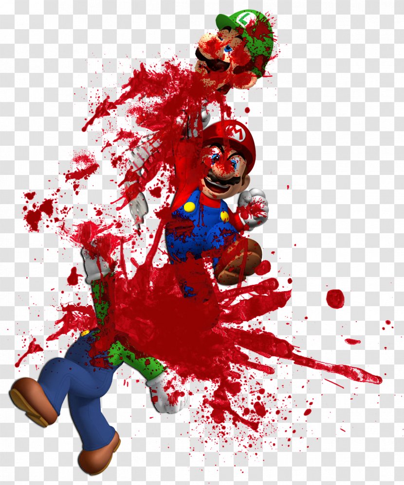 Super Mario Bros. Luigi Wii - Yoshi - Blood Transparent PNG