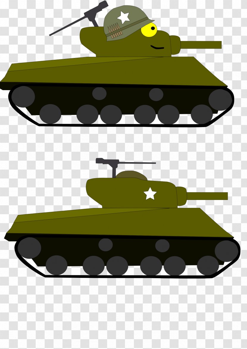 M4 Sherman Tank Clip Art - Royaltyfree Transparent PNG