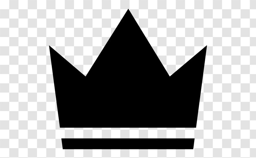 Monochrome Photography Black And White - Triangle - Crown Transparent PNG