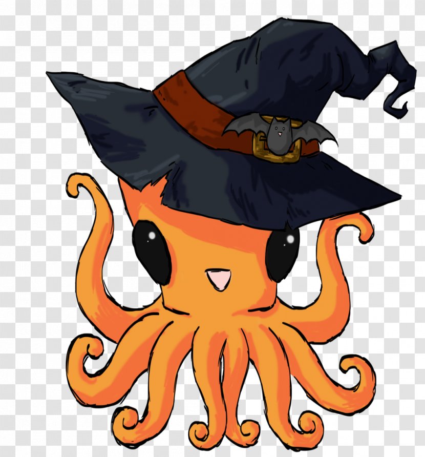 Octopus Headgear Character Clip Art - Invertebrate - Halloween Fantasy Tour Transparent PNG