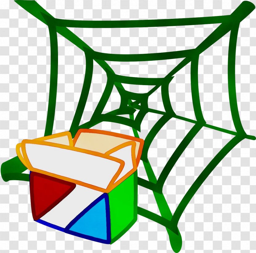 Basketball Hoop Background - Spider Web - Green Transparent PNG