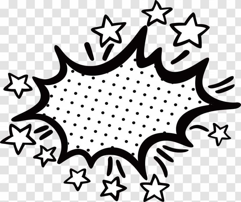Explosion Sticker Clip Art - Visual Arts - FivePointed Star Decoration Stickers Transparent PNG