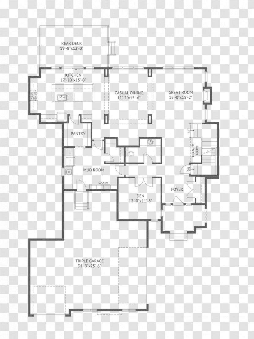 Floor Plan Line - Rectangle - Design Transparent PNG