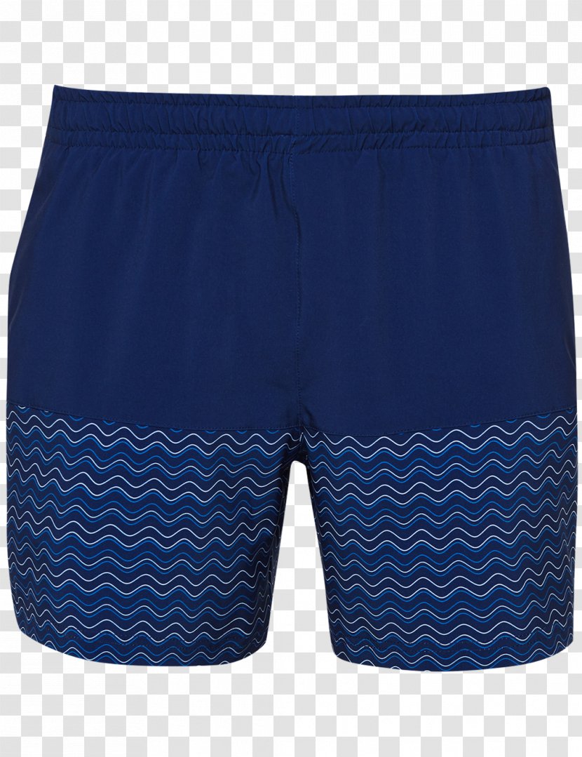 Trunks Swim Briefs Bermuda Shorts - Blue Dynamic Wave Transparent PNG
