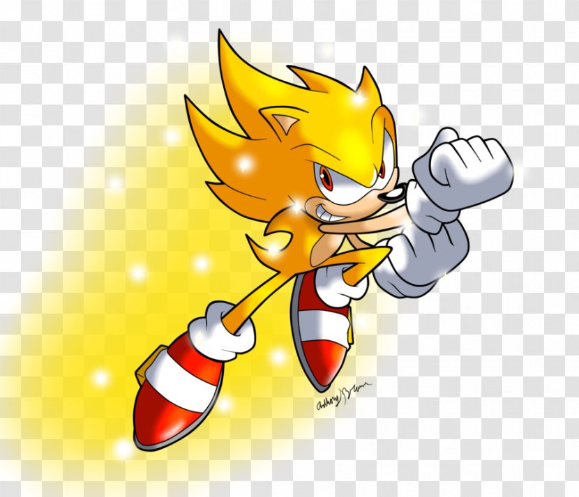 Sonic The Hedgehog Super Tails Art Drawing - Vertebrate Transparent PNG