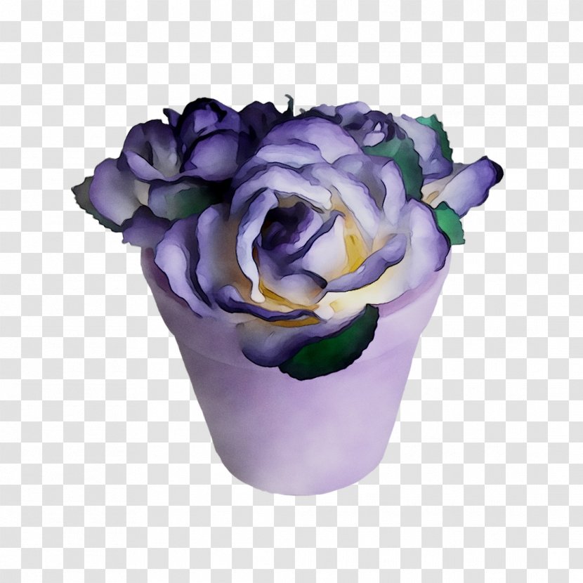 Garden Roses Vase Cut Flowers - Flowering Plant - Rose Family Transparent PNG