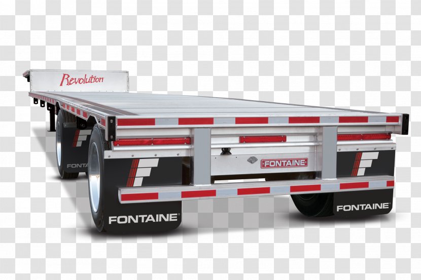Car Fontaine Commercial Trailer, Inc. Flatbed Truck Semi-trailer - Axle Transparent PNG