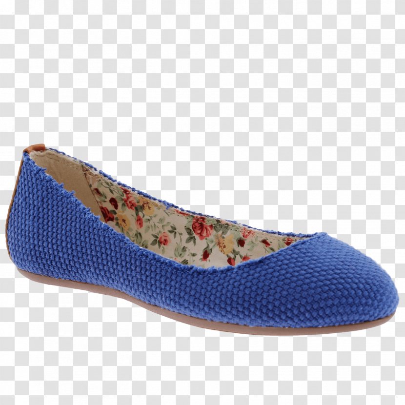 Ballet Flat Oxford Shoe Blue - Flower Transparent PNG