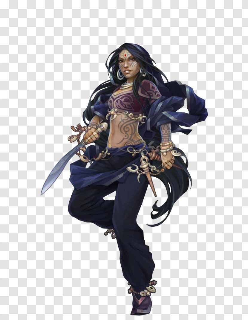 Dungeons & Dragons Female Pathfinder Roleplaying Game Shadowrun Woman - Art - And Transparent PNG
