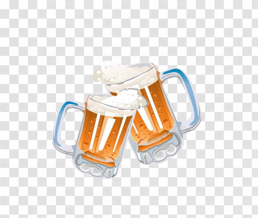 Beer Glassware Clip Art - Pint - Transparent Glass Drink Cup Vector Free Download Transparent PNG
