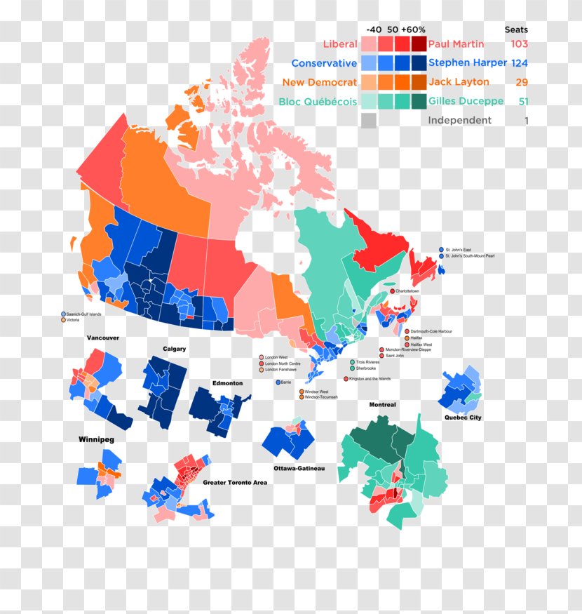 Canada Blank Map Canadian Federal Election, 2015 New France - Diagram Transparent PNG