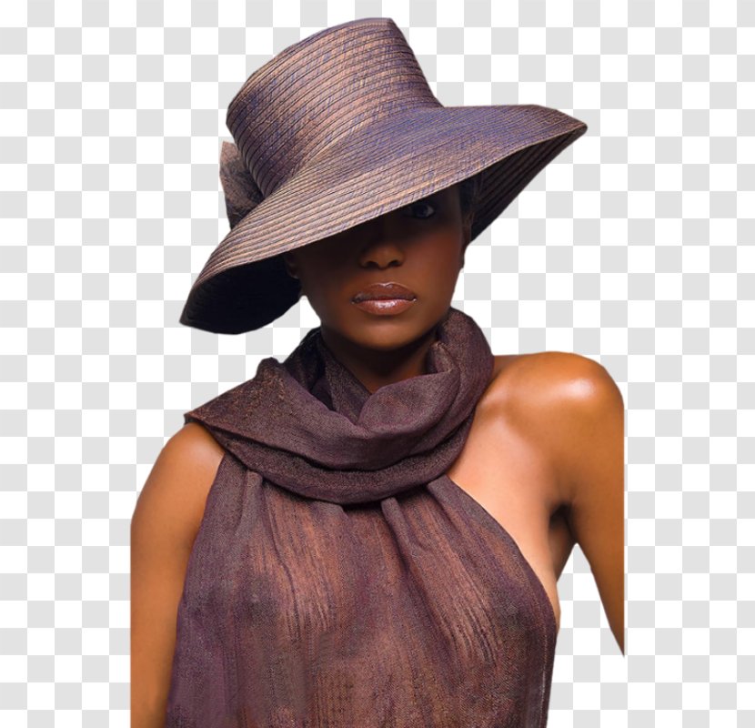 Sun Hat Fedora Neck - Old Lady Transparent PNG