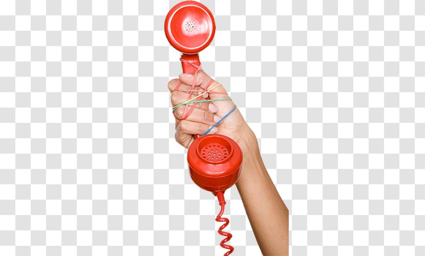 Telephone Rubber Band Mobile Phone - Stock Footage - Red Transparent PNG