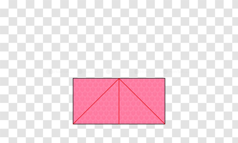 Line Angle Pink M - Red - Origami Bird Transparent PNG