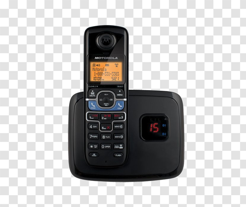 Cordless Telephone Handset Digital Enhanced Telecommunications Home & Business Phones - Panasonic Phone - Multimedia Transparent PNG
