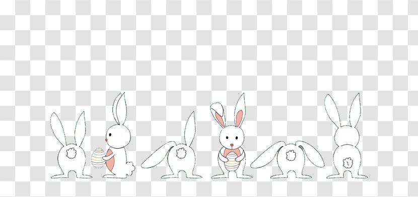 Rabbit Hare Cartoon Drawing - Bunny Transparent PNG