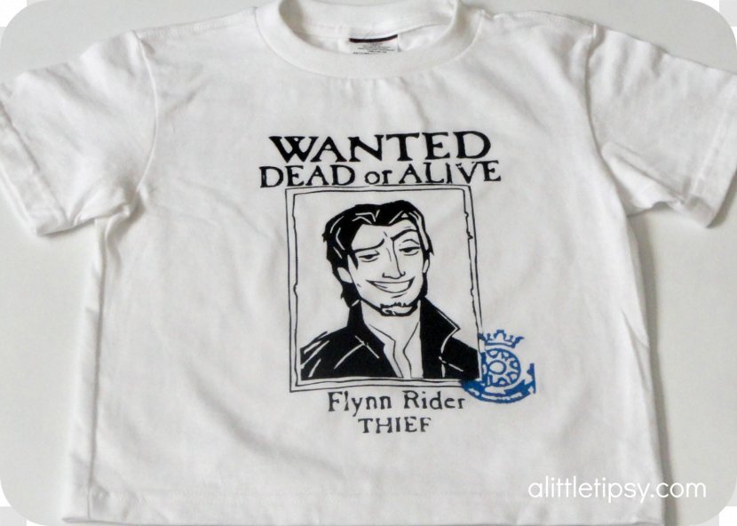 T-shirt Flynn Rider Sleeve Clothing - Long Sleeved T Shirt - Wanted Transparent PNG