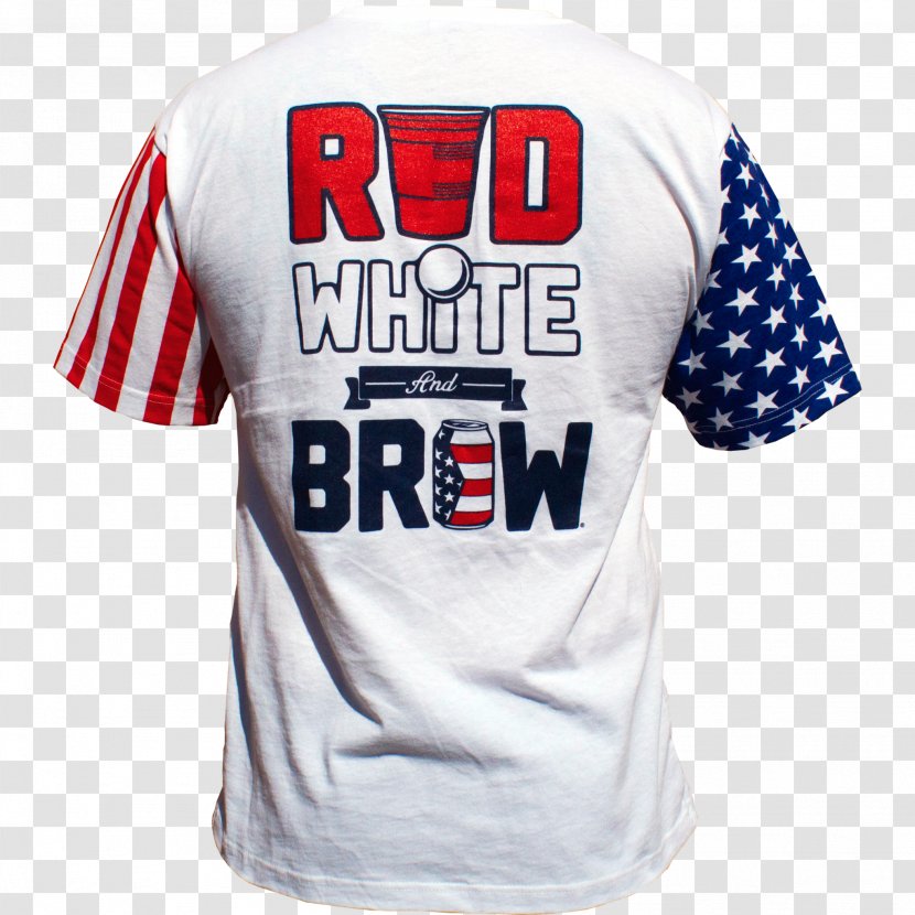 T-shirt Beer Sports Fan Jersey Sleeve - T Shirt Transparent PNG