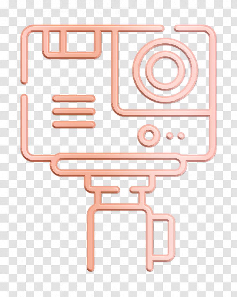 Camera Icon Blogger And Influencer Essentials Icon Gopro Icon Transparent PNG