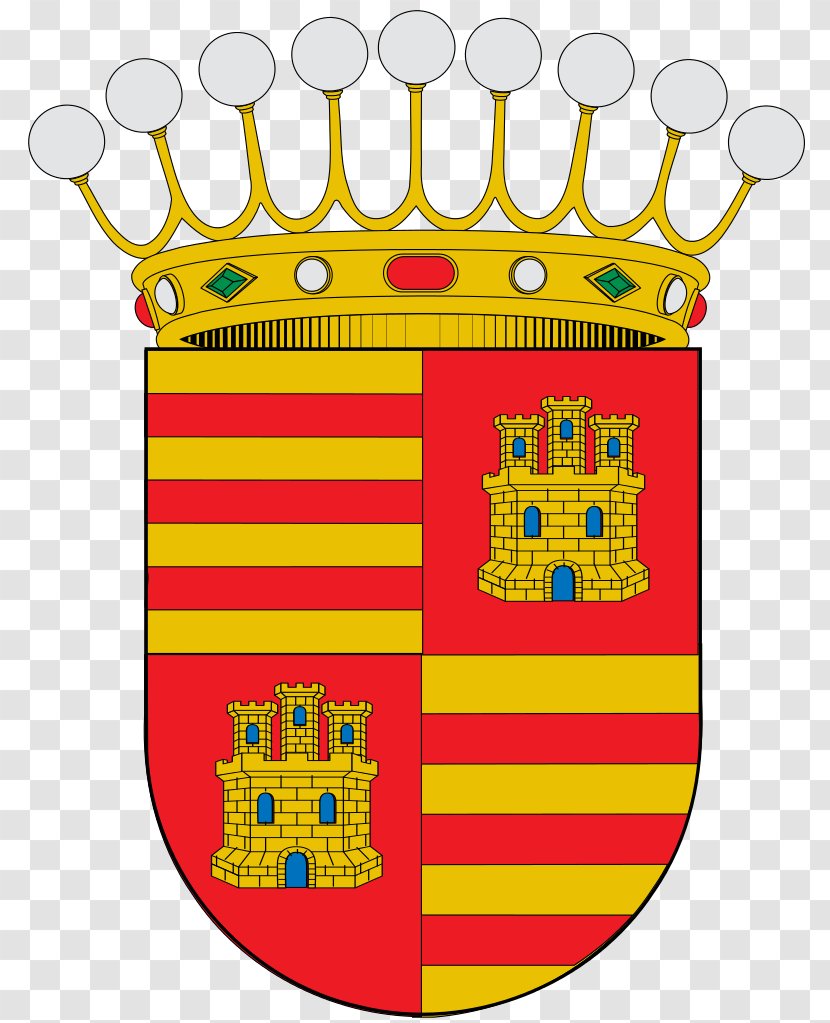 Spain Escutcheon Lordship Of Oñate Genealogy Coat Arms - Yellow - Counted Transparent PNG