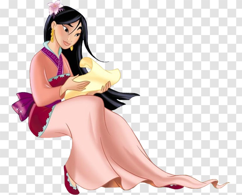 Fa Mulan Rapunzel Tiana The Walt Disney Company Princess - Frame - Letter Cliparts Transparent PNG