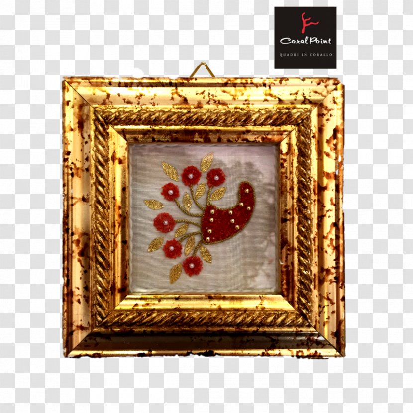 Sicily Painting Picture Frames Red Coral Jewellery - Cornucopia Transparent PNG