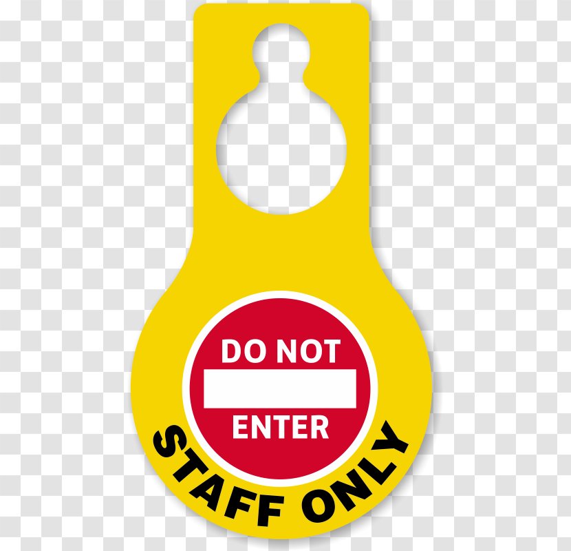 Sign Door Hanger Symbol Information - Text - Do Not Disturb Transparent PNG