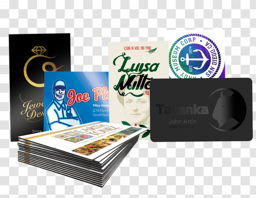 Business Cards Lenticular Printing Paper Company - Brand - Postcards Templates Transparent PNG