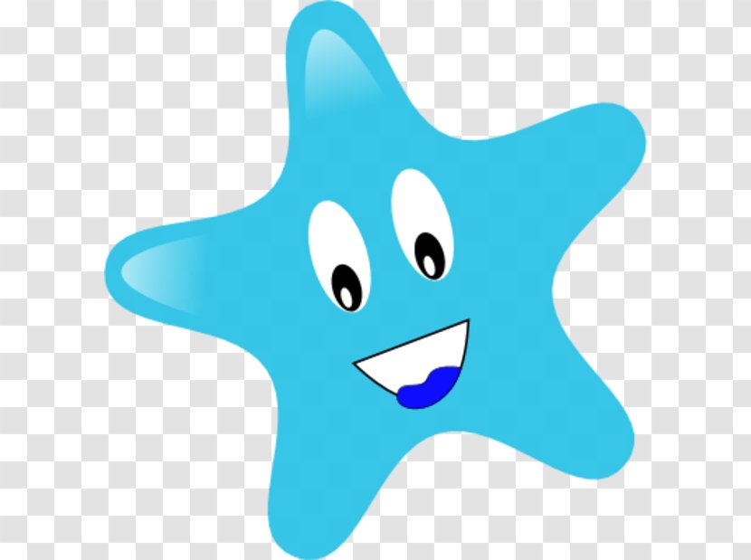 Star Clip Art - Aqua - Color Cliparts Transparent PNG