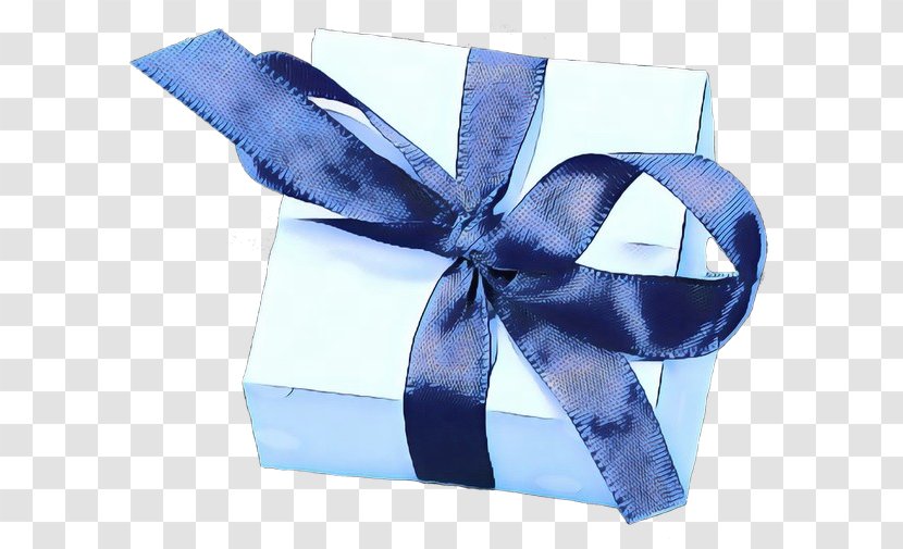 Blue Present Ribbon Gift Wrapping Turquoise - Party Favor Fashion Accessory Transparent PNG