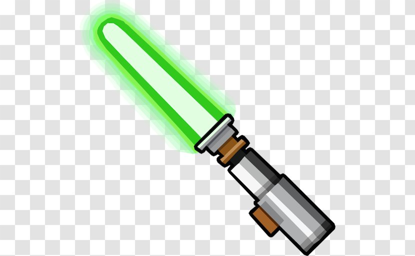 Obi-Wan Kenobi Luke Skywalker Anakin Yoda Lightsaber - Jedi - Viridian Green Laser Sights Transparent PNG