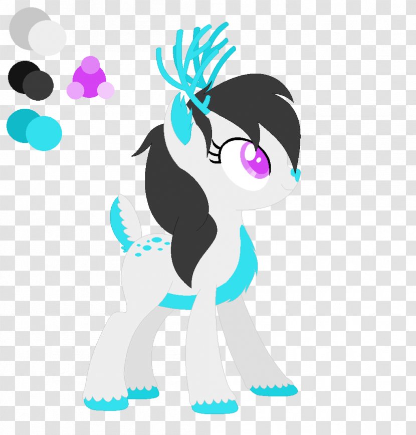 My Little Pony Canidae Deer Horse - Watercolor - Long Transparent PNG