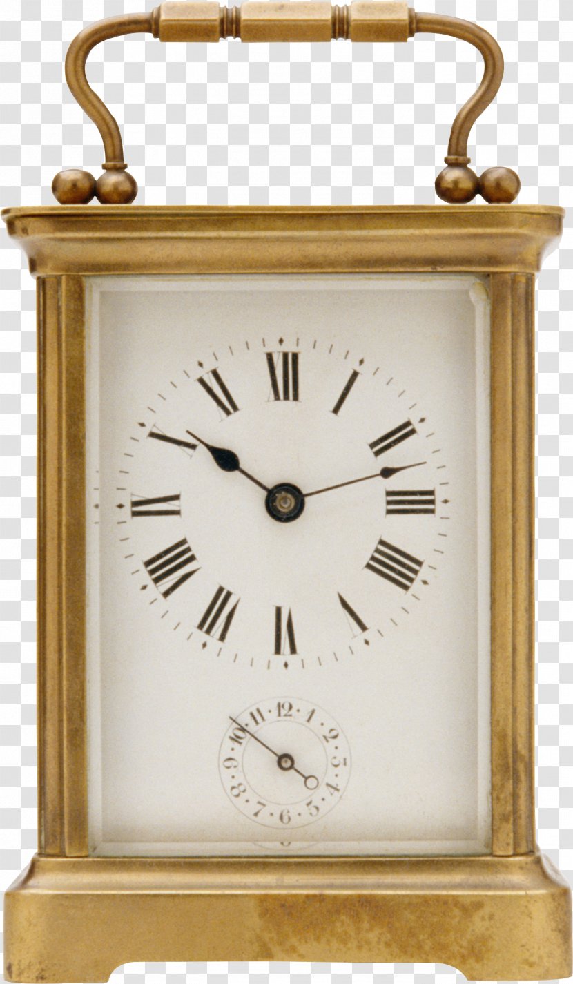 Carriage Clock Mainspring Dial Movement - Home Accessories - Antique Watches Transparent PNG