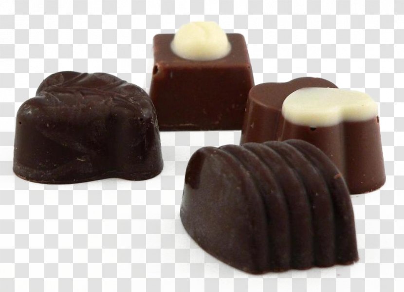 Chocolate Truffle Fudge Dominostein Praline Bonbon - Candy - Black Transparent PNG