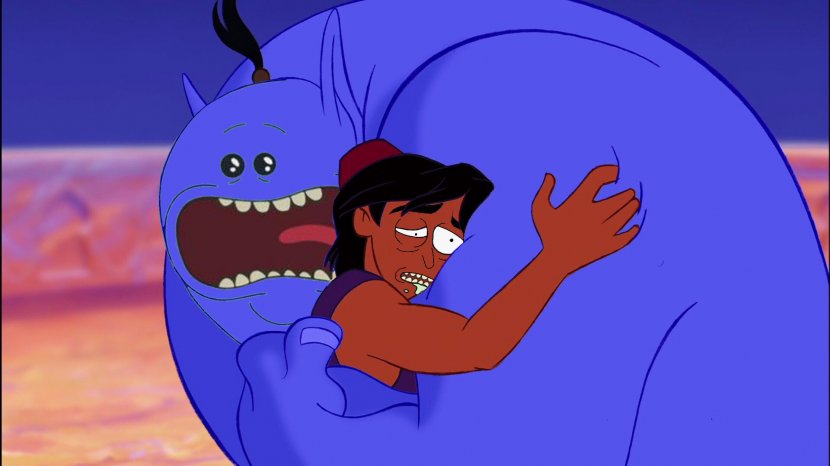Genie Aladdin Princess Jasmine Jafar Jinn - Cartoon Transparent PNG