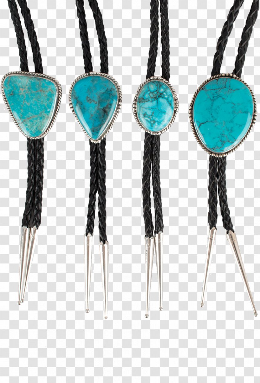 Turquoise Pinto Ranch Houston Clothing Bolo Tie - Body Jewelry - Decorative Rope Transparent PNG