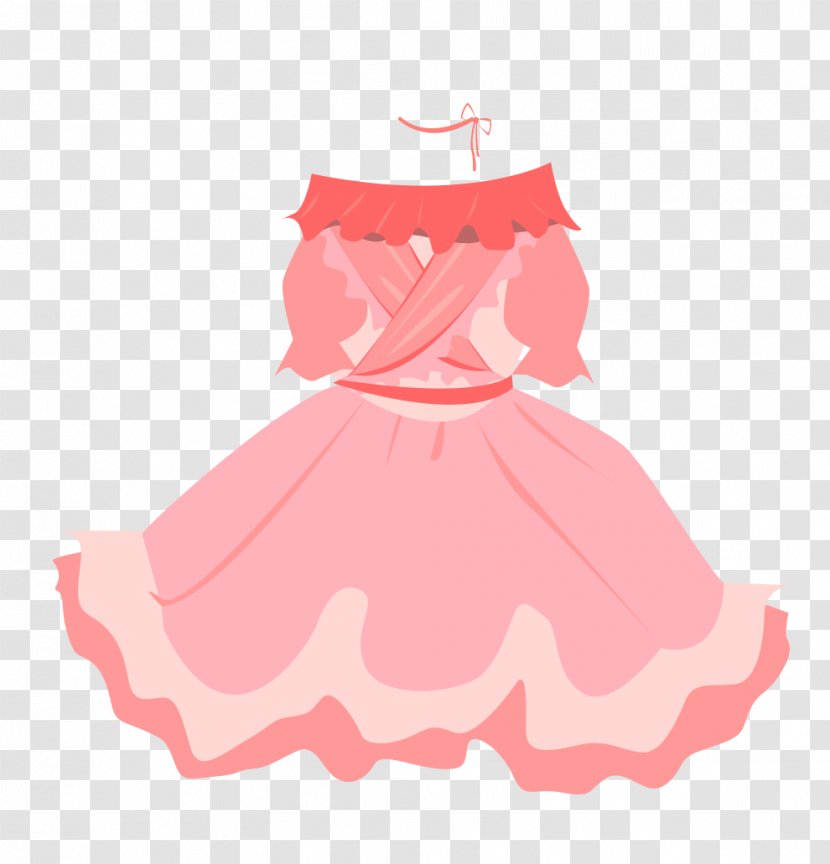 Skirt Dress Pink - Shoulder - Princess Transparent PNG