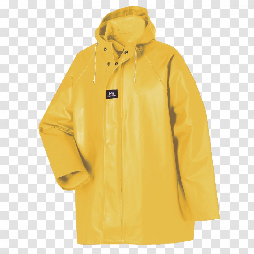 Helly Hansen Jacket Workwear Clothing Raincoat - Yellow Transparent PNG