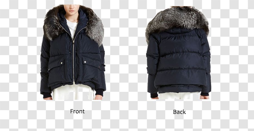 Overcoat Fur Jacket Moncler - Animal Product - Ms. Sided Coat Transparent PNG