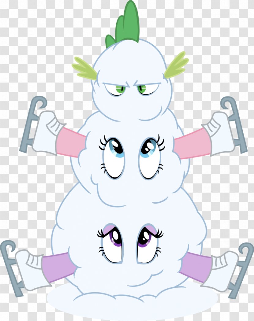 Twilight Sparkle Pinkie Pie Snowman Cartoon - Tree Transparent PNG