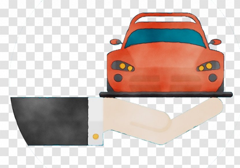 Silhouette City - Orange - Car Handbag Transparent PNG