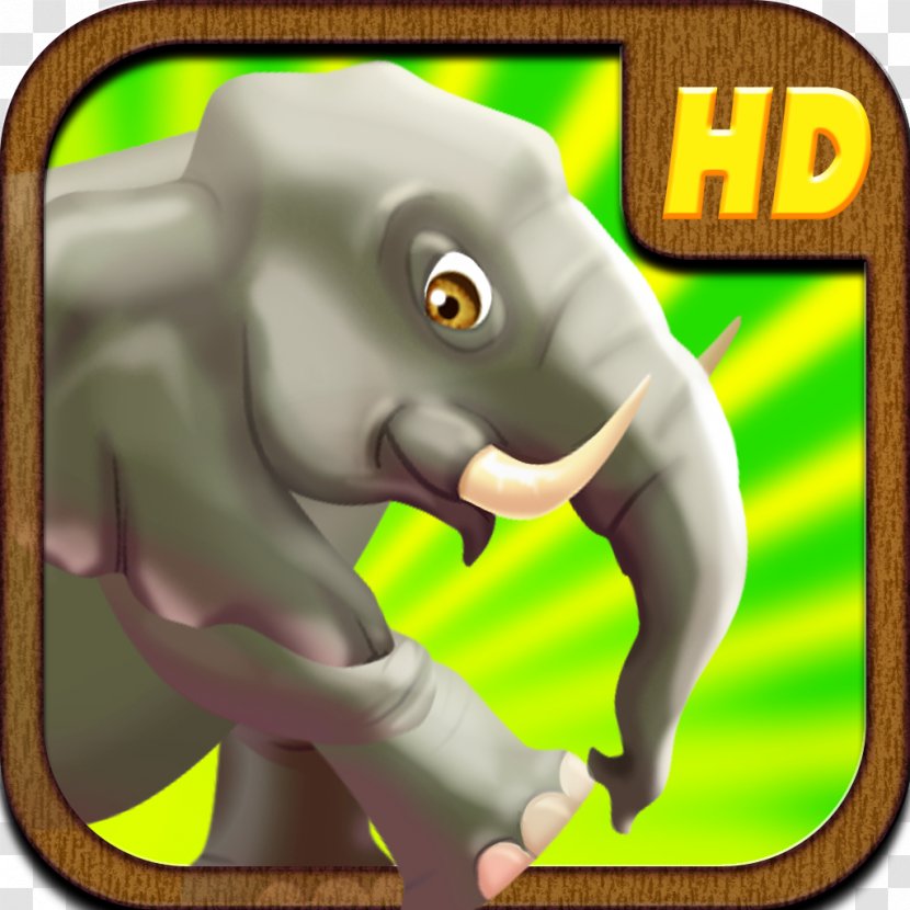 Asian Elephant Safari Run Animal IPod Touch - Cartoon - Elefante Transparent PNG