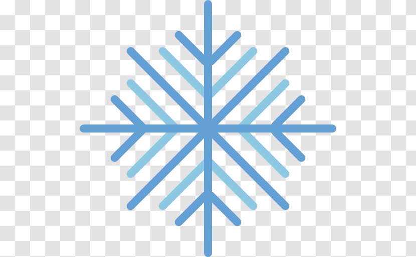 Snowflake Background - Electric Blue - Symmetry Transparent PNG
