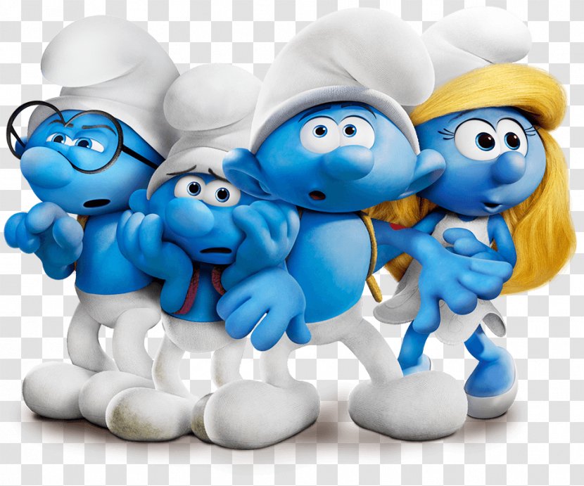 Hefty Smurf Brainy Smurfette Clumsy Papa - Film - Organism Transparent PNG