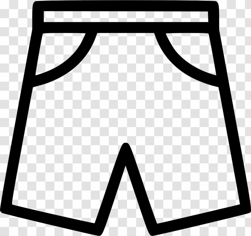 Icon Design Icons8 - White - Shorts Transparent PNG