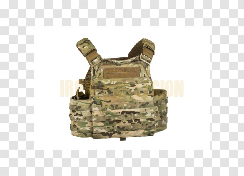 Soldier Plate Carrier System Military Camouflage MultiCam - Bag Transparent PNG