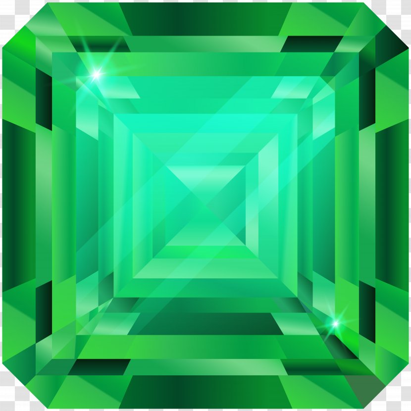 Diamond Clip Art - Mineral - Green Transparent PNG