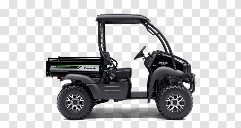 Kawasaki MULE Heavy Industries Motorcycle & Engine Car Side By Utility Vehicle - Tire Transparent PNG