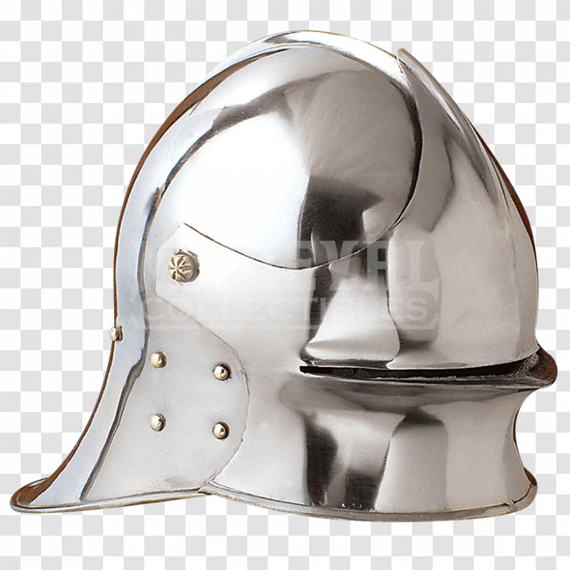 American Football Helmets Sallet Great Helm Barbute - Sports Equipment - Knight Helmet Transparent PNG