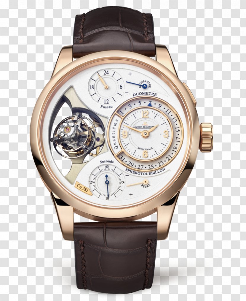 Jaeger-LeCoultre Watch Chronograph Complication Tourbillon Transparent PNG